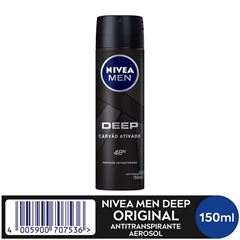 Desodorante Aerossol Nivea Men Deep Original Carvão Ativado