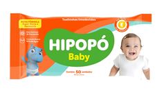 Toalha Umedecida Hipopó Baby Com 50  UN