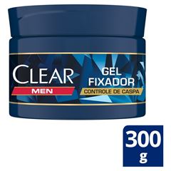 Gel Fixador Clear Men Controle De Caspa