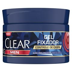 Gel Fixador Clear Men Controle De Caspa