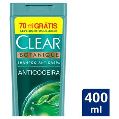 Shampoo Clear Anticoceira 400 ML Leve Mais Pague Menos