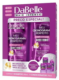 Shampoo E Condicionador Dabelle Meu Cronograma Perfeito 250/200 ML