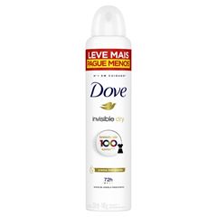 Desodorante Aerossol Dove Feminino Invisible 250 ML Leve Mais Pague Menos