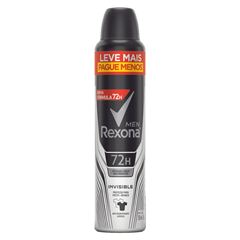 Desodorante Aerosol Rexona Masculino Invisible 250ml Leve Mais Pague Menos