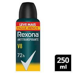 Desodorante Aerossol Rexona Men V8 250 ML Leve Mais Pague Menos