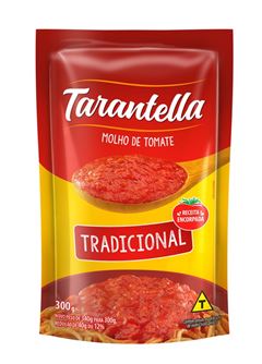 Molho De Tomate Tarantella Tradicional Sachê 300 Gramas