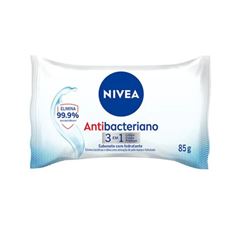 Sabonete Nivea Hidratante Antibacteriano 3 em 1 85 Gramas