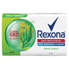 Sabonete Rexona Antibacteriano Erva-Doce 84g