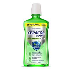 Enxaguante Bucal Cepacol Flúor Leve 500 ML Pague 350 ML
