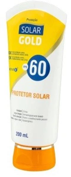 Protetor Solar Gold Fator de Proteção Solar 60 1/3 Uva 200 ML