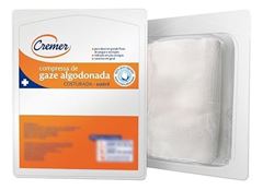 Compressa de Algodão 10x15 e 15x60 Estéril Óxido de Etileno Cremer