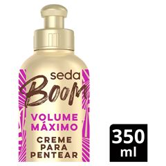 Creme Para Pentear Seda Boom Volume Máximo 350ml