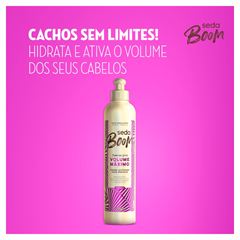 Creme Para Pentear Seda Boom Volume Máximo 350ml