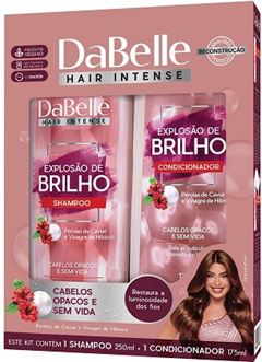 Kit Shampoo e Condicionador Dabelle Explosão de Brilho