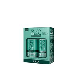 Shampoo mais Condicionador Eico Salão em Casa Cachos Definidos Kit