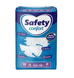Fralda Descartável Geriátrica Safety Regular Tamanho P 10  UN
