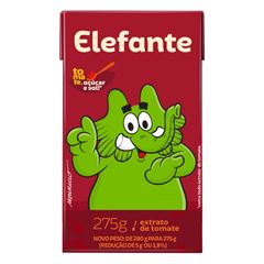 Extrato de Tomate Elefante Tetra Pak 275 Gramas