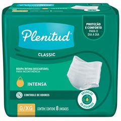 Fralda Descartável Geriátrica Plenitud Classic G/XG 8 Unidades