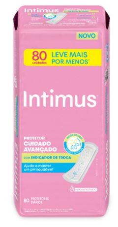 Absorvente Protetor Diário Intimus Days Individual pH Balanceado 80  UN