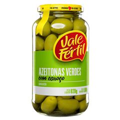 Azeitona Verde Vale Fértil Vidro 500 gramas