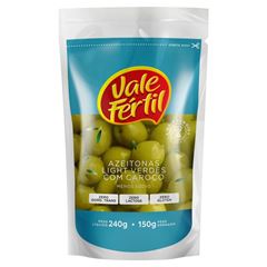 Azeitona Verde Vale Fértil Light Doypack 150 gramas
