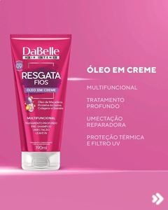 Óleo Em Creme Capilar DaBelle Resgata Fios 190ml
