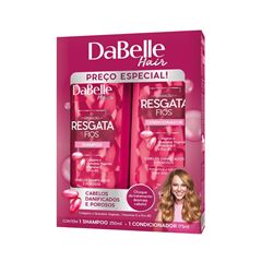 Shampoo + Condicionador DaBelle Resgata Fios
