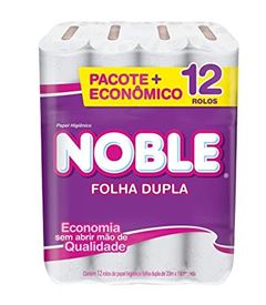 Papel Higiênico Noble Folha Dupla 20 Metros