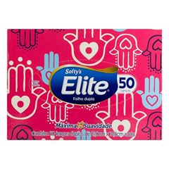 Lenço de Papel Elite Folha Dupla 50 Folhas
