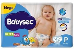 Fralda Babysec Ultra Mega Tamanho P 42  UN