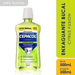 Enxaguante Bucal Cepacol Citrus Leve 500 Pague 350 ML