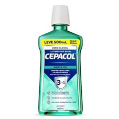 Enxaguante Bucal Cepacol Menta Ice Sem Álcool 500 ML