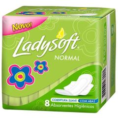 Absorvente Ladysoft Max Suave Com Abas 8  UN