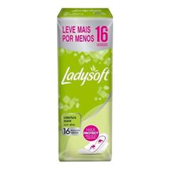 Absorvente Ladysoft Normal Suave Com Abas 24  UN de 16  UN