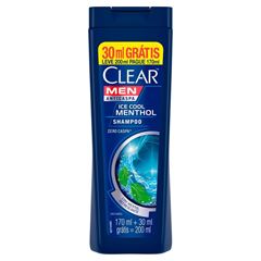 Shampoo Clear Men Ice Cool Mentol 200 ML Leve Mais Pague Menos