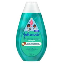 Shampoo Infantil Johnson Baby Blackinho Poderoso 200 ML