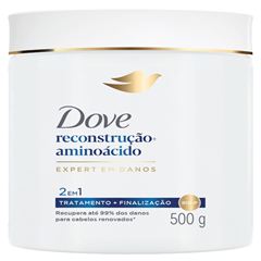 Máscara Capilar Dove 2 Em 1 Reconstrução + Queratina 500g