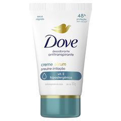 Desodorante Creme Serum Dove Previne Irritação 50 gramas