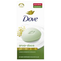 Sabonete Dove Hidratação Erva-Doce 6 Unidades Leve Mais Pague Menos