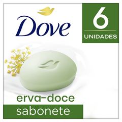 Sabonete Dove Hidratação Erva-Doce 6 Unidades Leve Mais Pague Menos