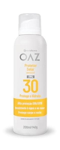 Oaz Protetor Solar 30 Fator de Proteção Solar Aerossol 200 ML