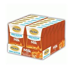 Bala Pocket Zero Açúcar Leite 12  UN