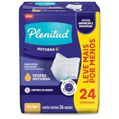 Fralda Descartável Plenitud Roupinha Confort Noturna Tamanho P para Pequeno Médio 24  UN