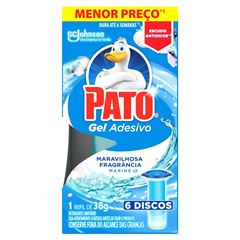 Preço Especial Pato Gel Adesivo Marine Refil Menor 6 Dias