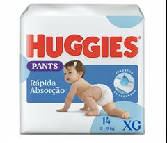 Fralda Descartável Huggies Tripla Proteção Pants Jumbinho Tamanho XG 14  UN