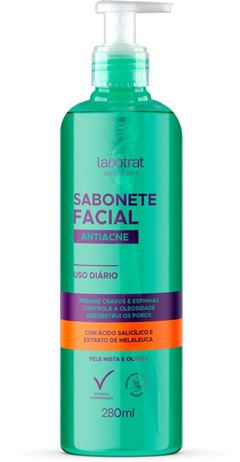 Sabonete Liquido Labotrat Facial Antiacne 280ml