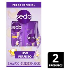 Shampoo mais Condicionador Seda Liso Perfeito Shampoo 300 ML mais Condicionador 190 ML