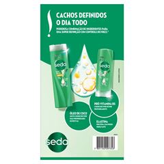 Shampoo mais Condicionador Seda Cachos Definidos Shampoo 300 ML mais Condicionador 190 ML