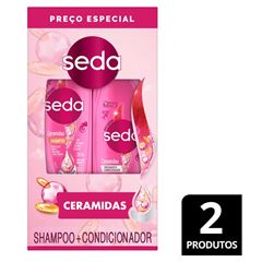 Shampoo mais Condicionador Seda Ceramidas Shampoo 300 ML mais Condicionador 190 ML