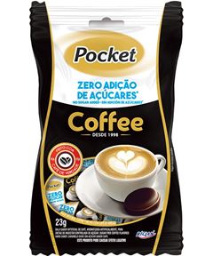 Bala Pocket Zero Açúcar Café